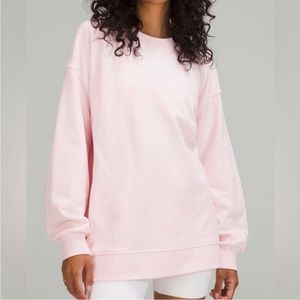 Strawberry Milkshake Perfectly Oversized Crew Lululemon